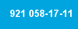 921 058-17-11